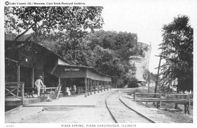 The pavilion, where the dances were held